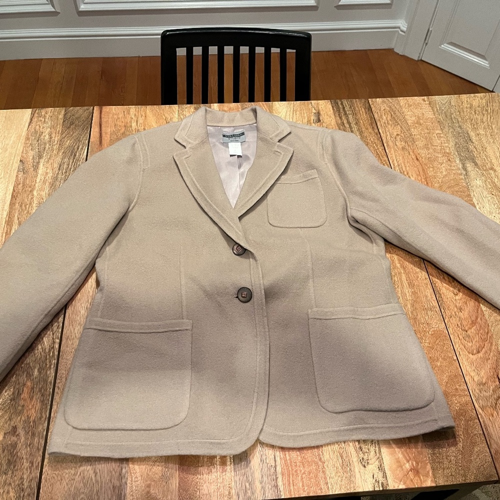 Stillman Studio L Wool Blazer in Camel